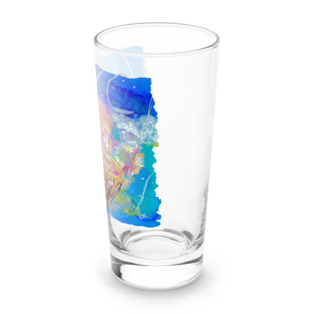 onmycolorの楽描き店のくらげーぬ・くらげーる　さん Long Sized Water Glass :right