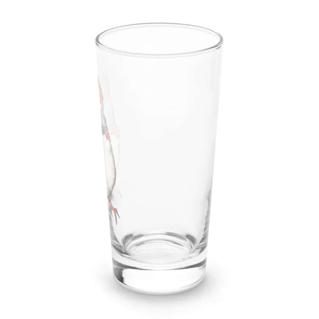 森図鑑の[森図鑑] 和風錦華鳥 Long Sized Water Glass :right