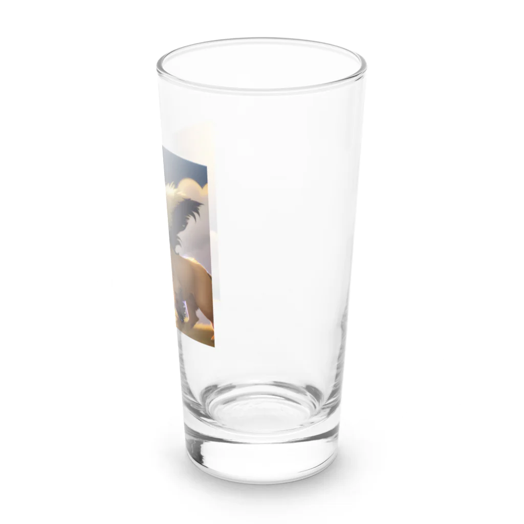 べるべるの星を見てるわんちゃんグッズ Long Sized Water Glass :right