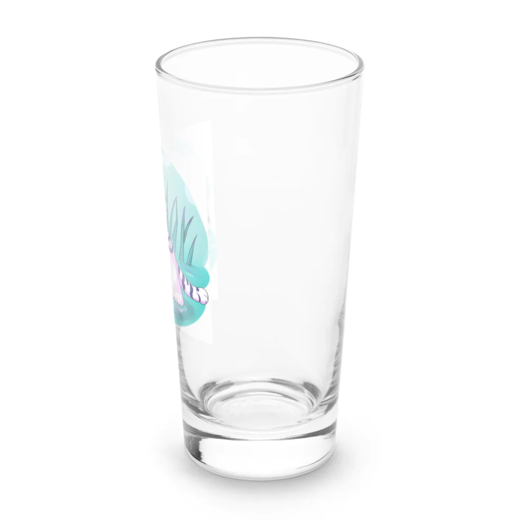 いつもおおきに！たけじいちゃんのWhite Tiger Baby Sigi Long Sized Water Glass :right