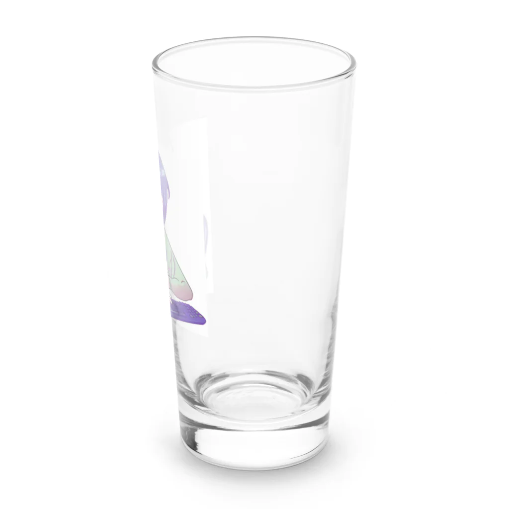 yama-p2920の事務作業をする女性 Long Sized Water Glass :right