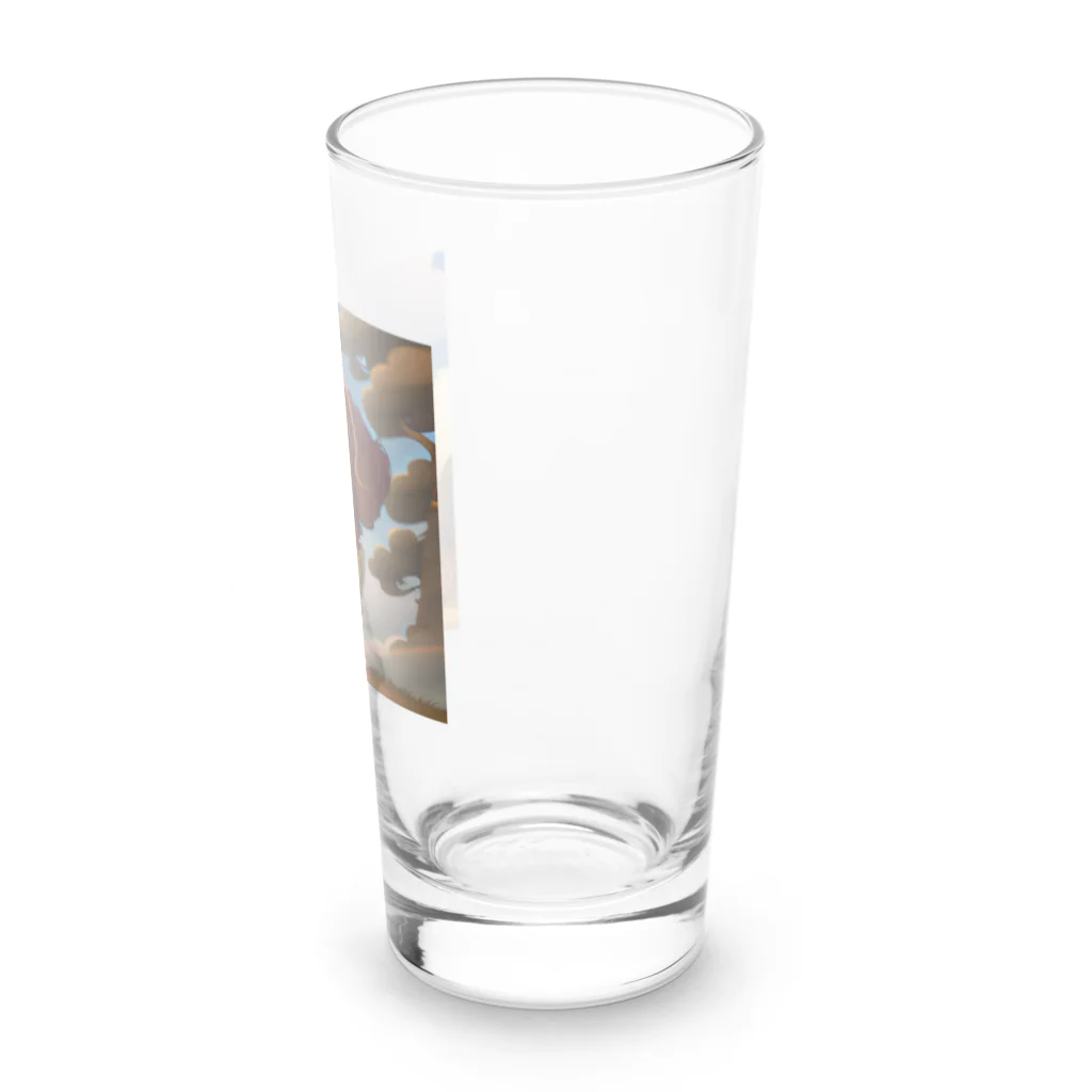 fumi__23のかわいい犬のグッズ Long Sized Water Glass :right