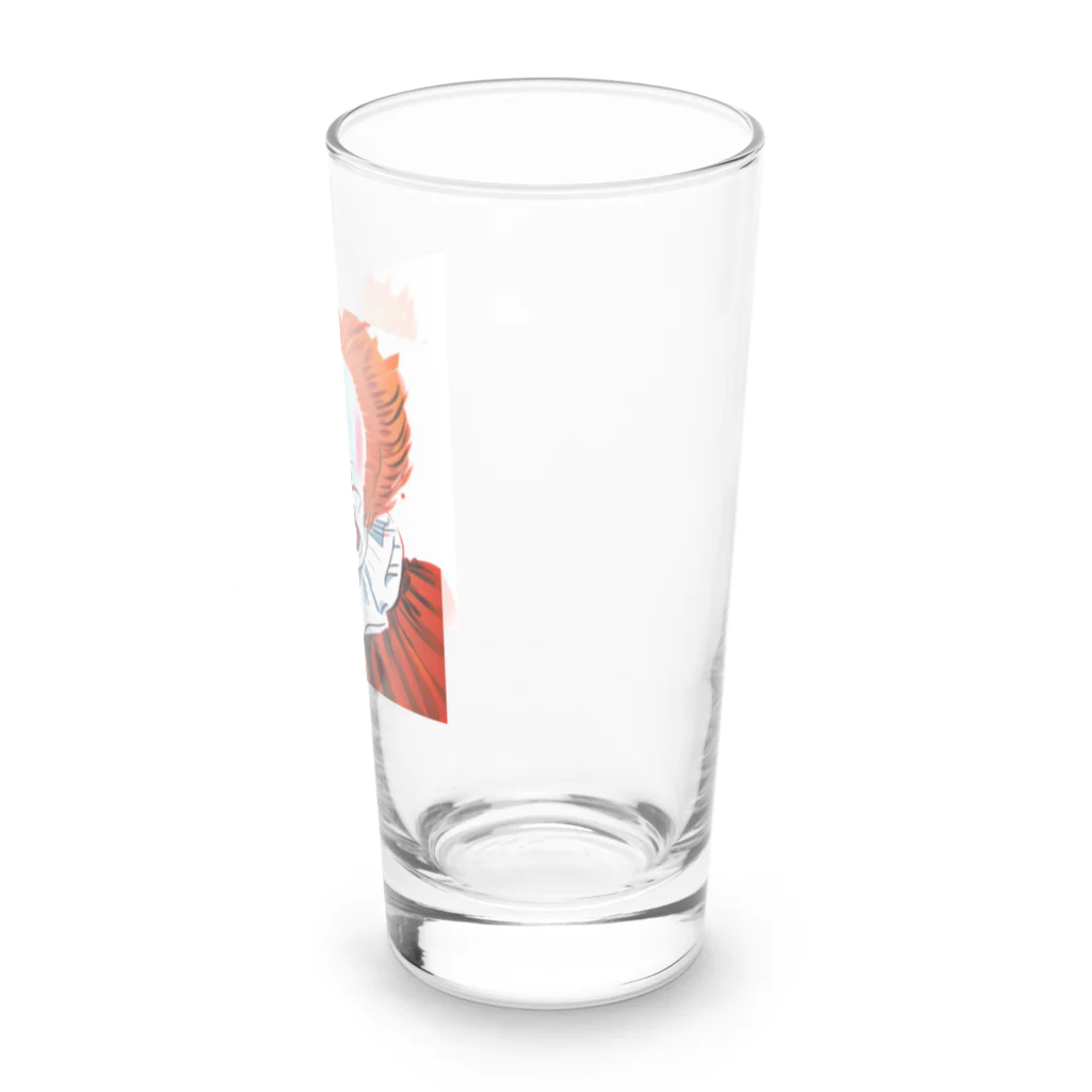 Okuizumoのピエロのイラストのグッズ Long Sized Water Glass :right