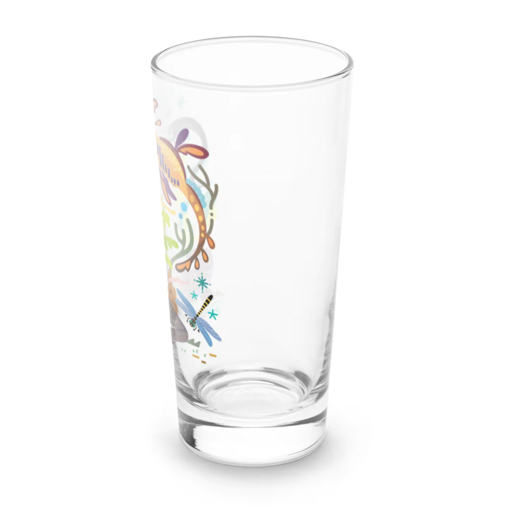 みなとまち層の世界のドラゴンたち Long Sized Water Glass :right