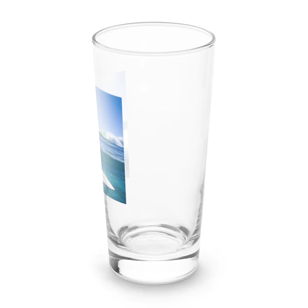 たかみーショップのサーフィンネコリアル Long Sized Water Glass :right