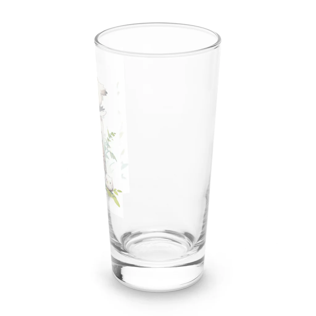 フクロウの森の癒しフクロウ Long Sized Water Glass :right
