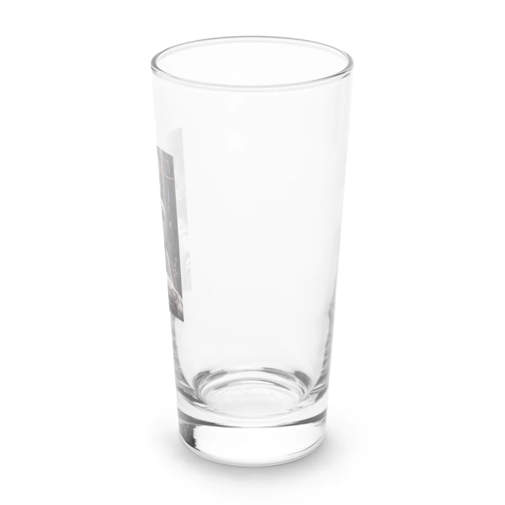 メカニカルシンセゾンビオンラインのメカニカルシンセゾンビガールのイラストのグッズ　#3 Long Sized Water Glass :right