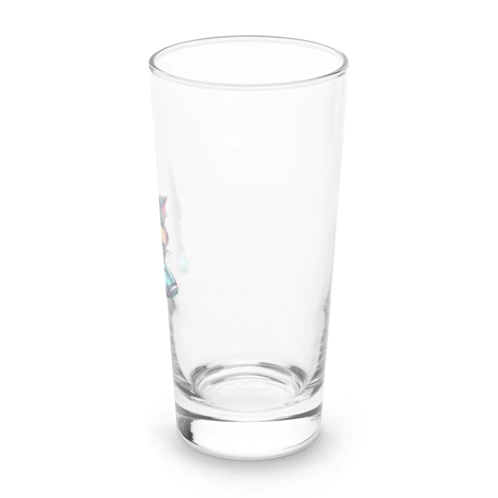 kanasuke5290のネオンキャット Long Sized Water Glass :right