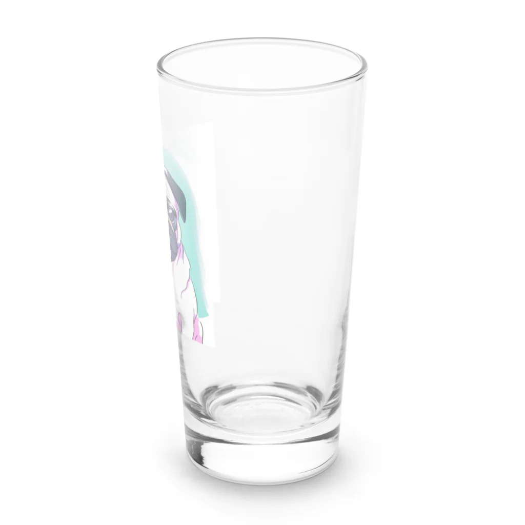 大崎　徹のパグ Long Sized Water Glass :right
