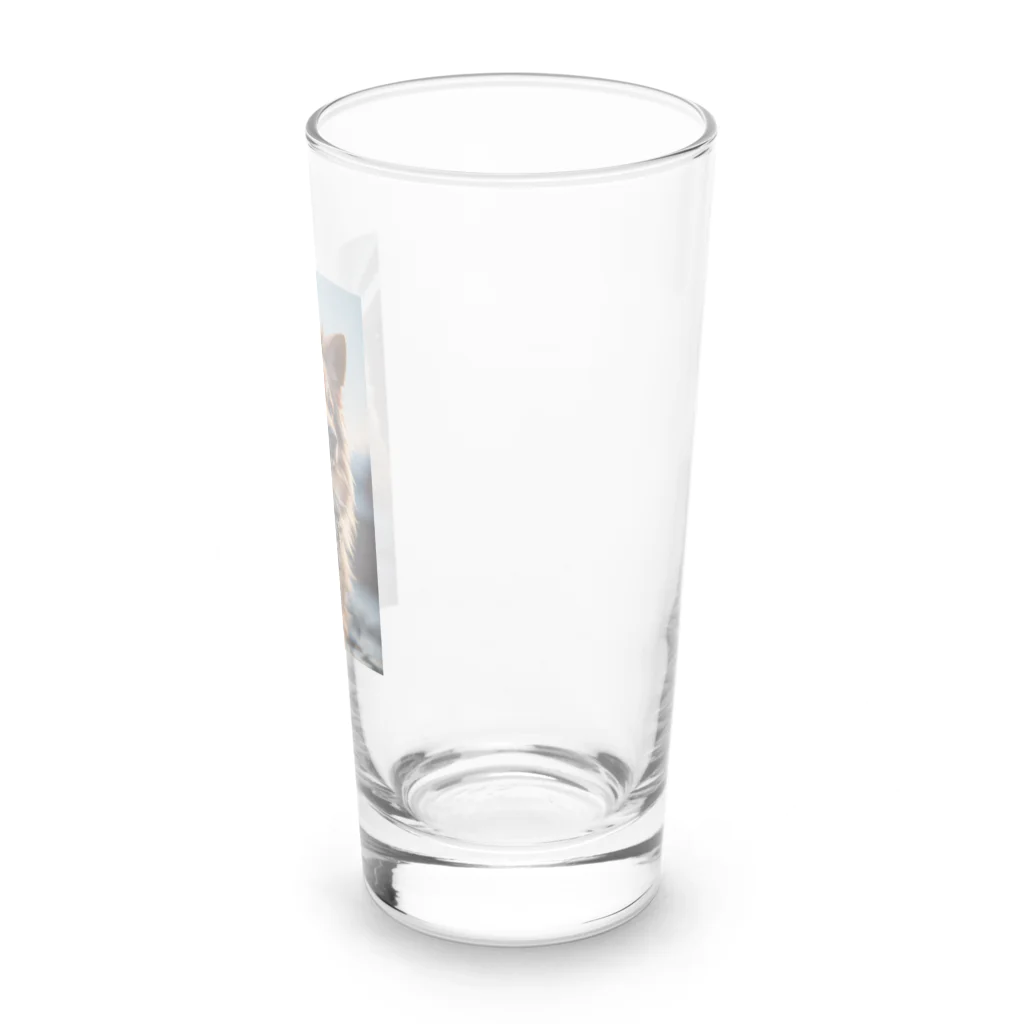 majuiceの凛々しい犬 Long Sized Water Glass :right