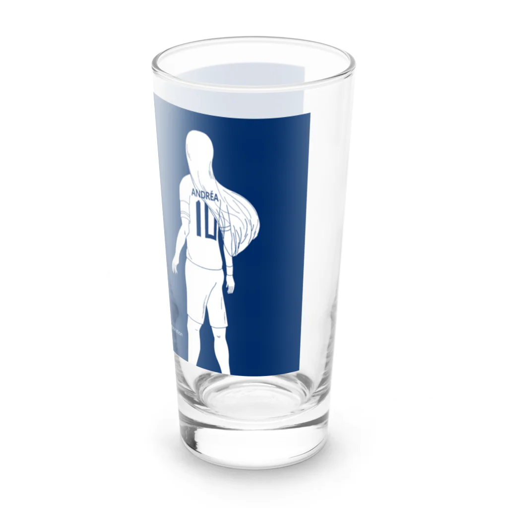 アンドレーア・ザ・スーパーキッカーのアンドレーア（シルエットD） Long Sized Water Glass :right