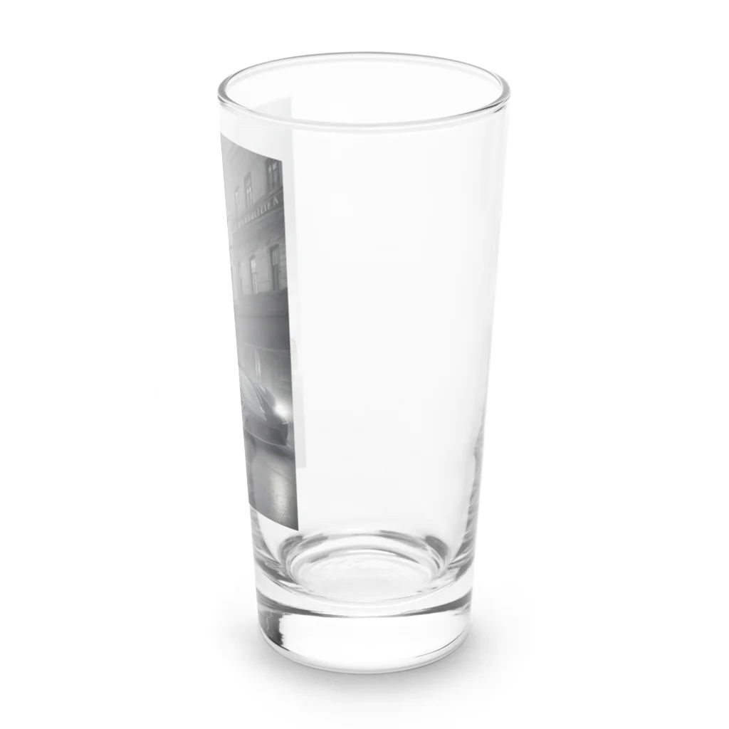 おかきのBLACKスポーツカー Long Sized Water Glass :right