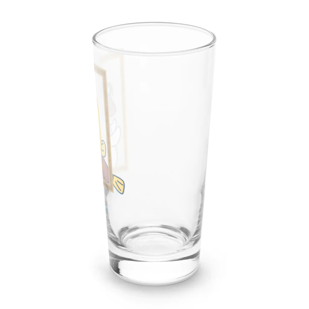 草原で走りたいの真珠の耳飾りのカレイ子さん Long Sized Water Glass :right