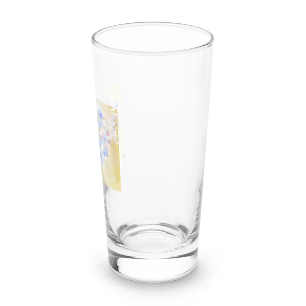 chappytweetyのブルーエンジェルハート♡ Long Sized Water Glass :right