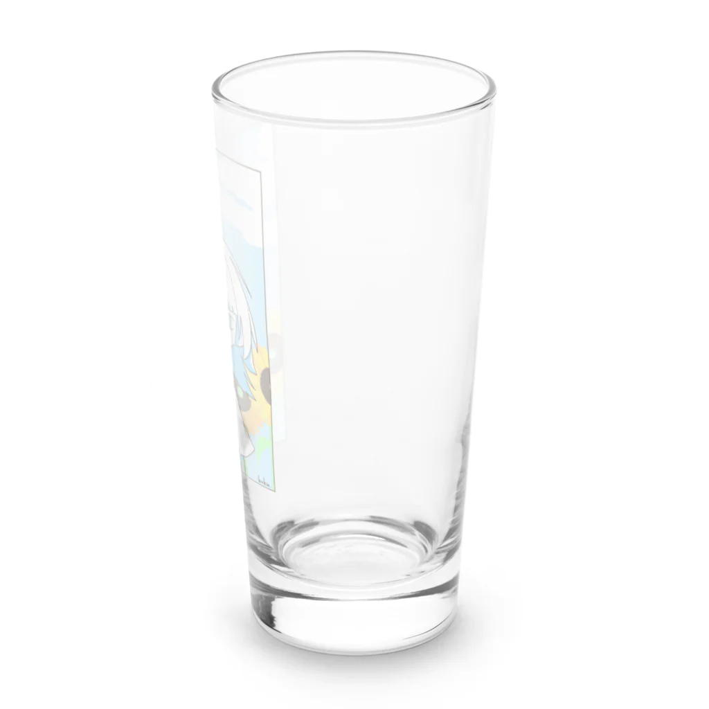 Breezeの青空と向日葵と Long Sized Water Glass :right