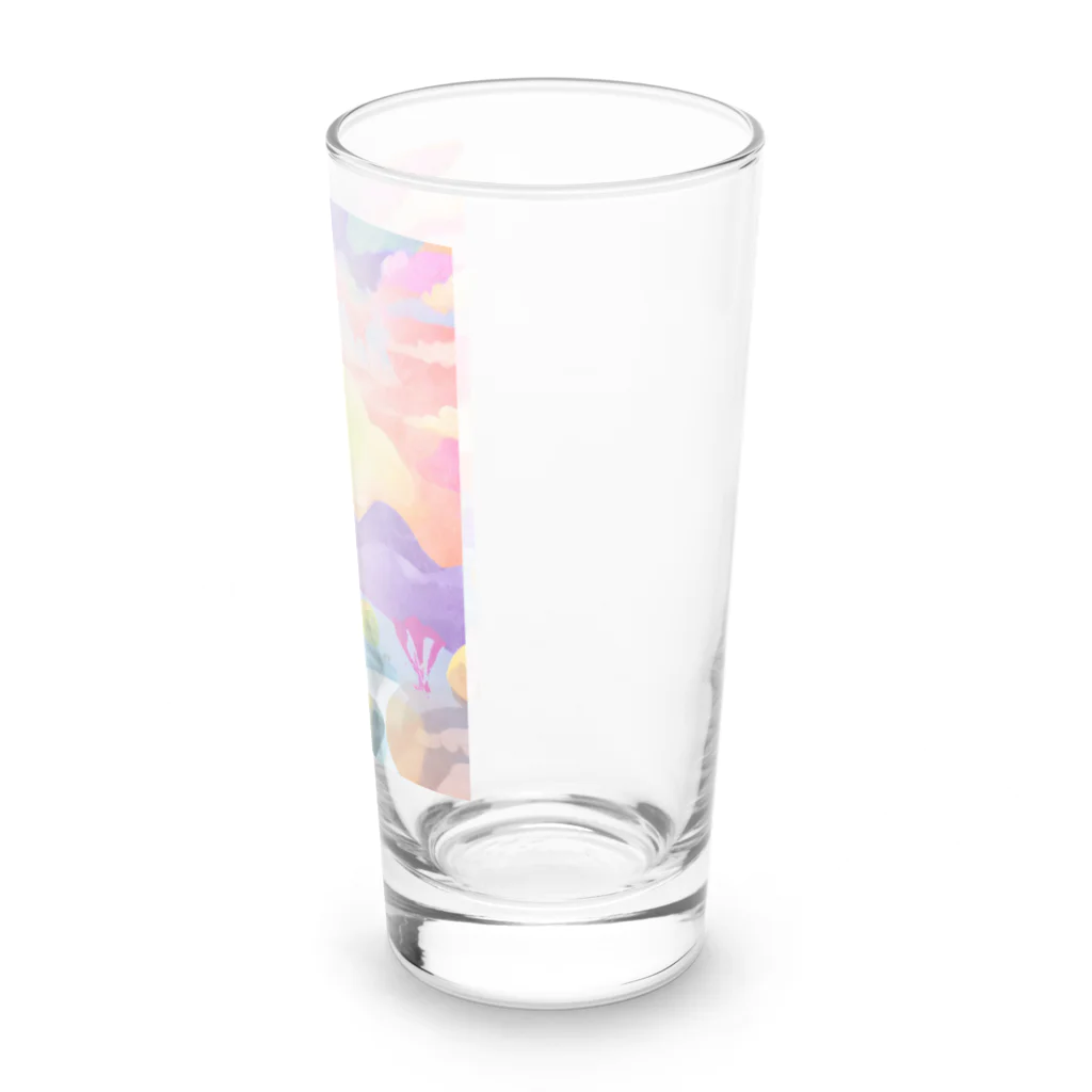 rapasuの夕やけ小やけ Long Sized Water Glass :right