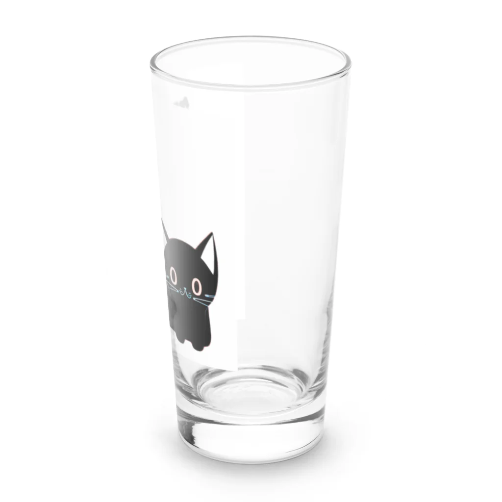 黒ねこまろんの雑貨屋さんの🐾黒猫マロンの関西弁•名言🐾 Long Sized Water Glass :right