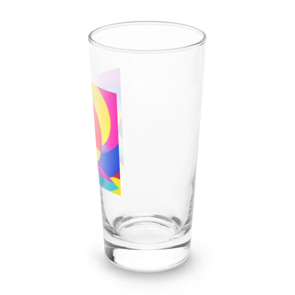 おしゃれなシティグッズの色鮮やかおしゃれアート Long Sized Water Glass :right