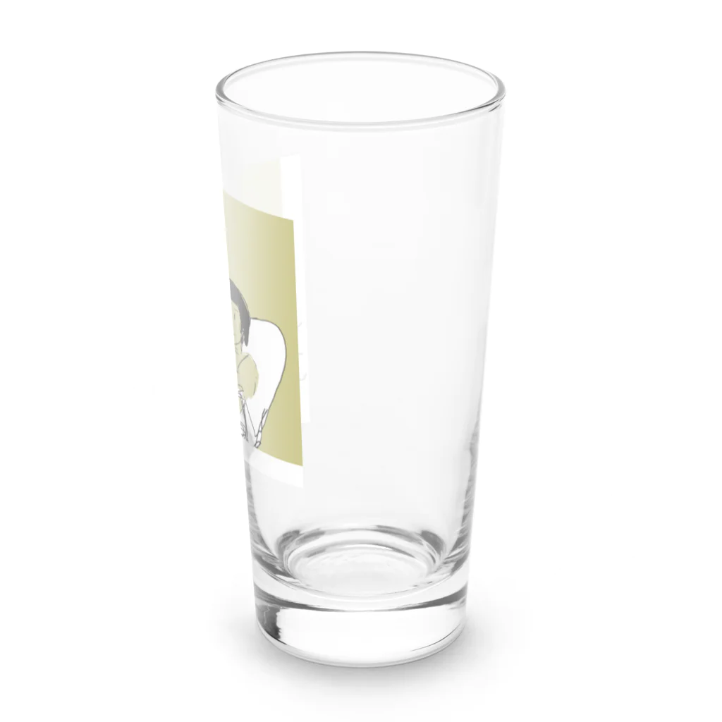 えぬショップのうさぎ えんりょ Long Sized Water Glass :right