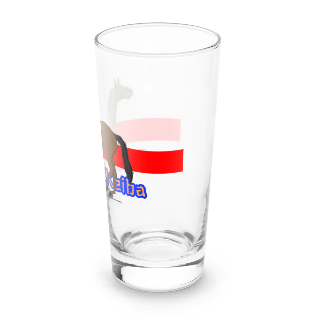 ホシガマタタクのenjoying keiba Long Sized Water Glass :right