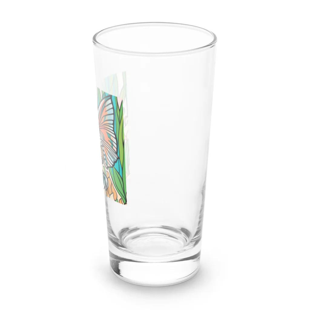 maoのアニメチックな魚 Long Sized Water Glass :right