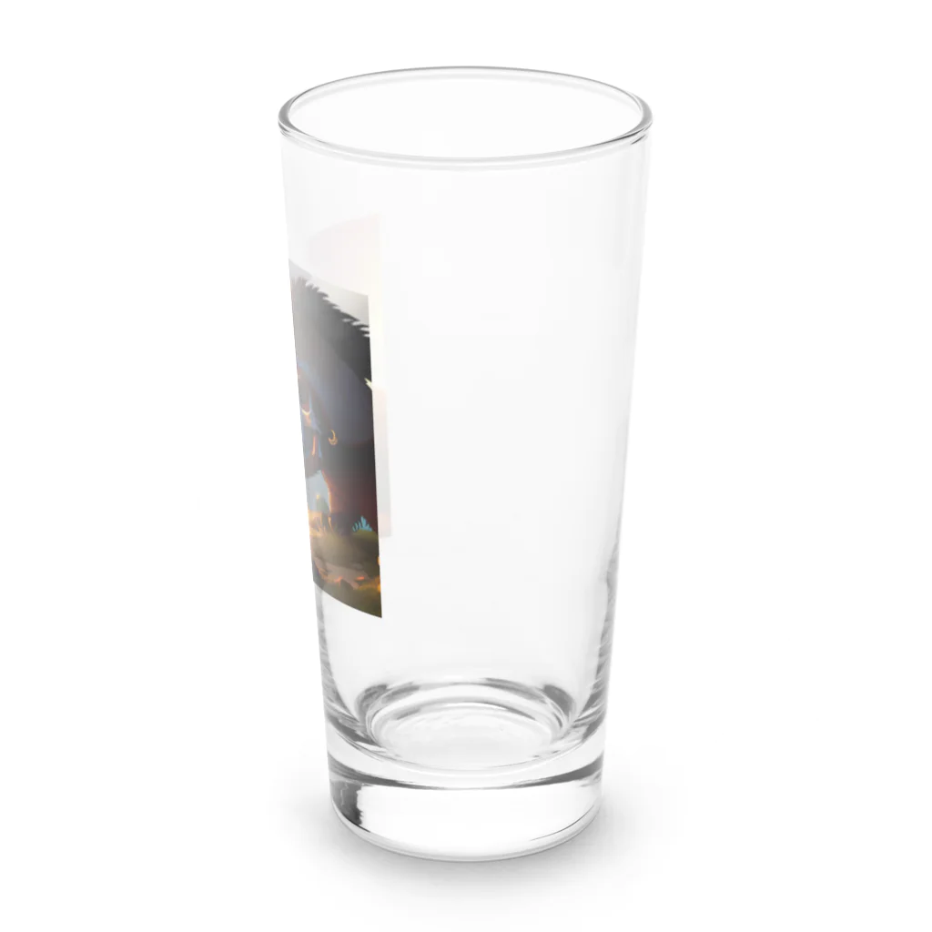 Bankaiの荒野の骸骨人面犬 Long Sized Water Glass :right