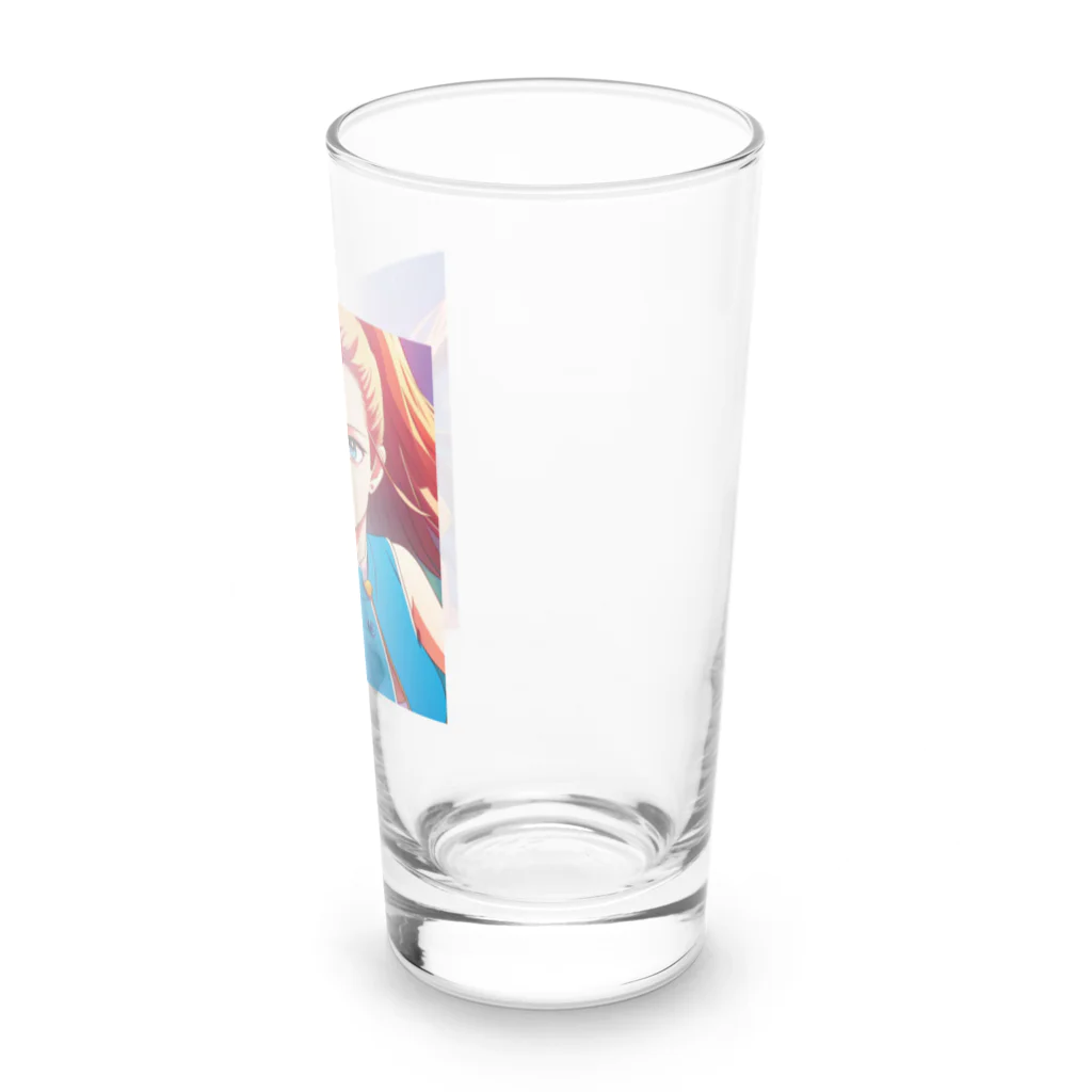 🎨デザイン宮殿🛍️の戦う乙女 Long Sized Water Glass :right