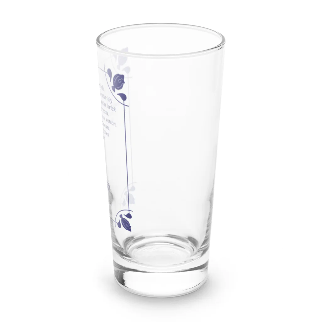 草原で走りたいのカレイ子さんの好きなもの Long Sized Water Glass :right