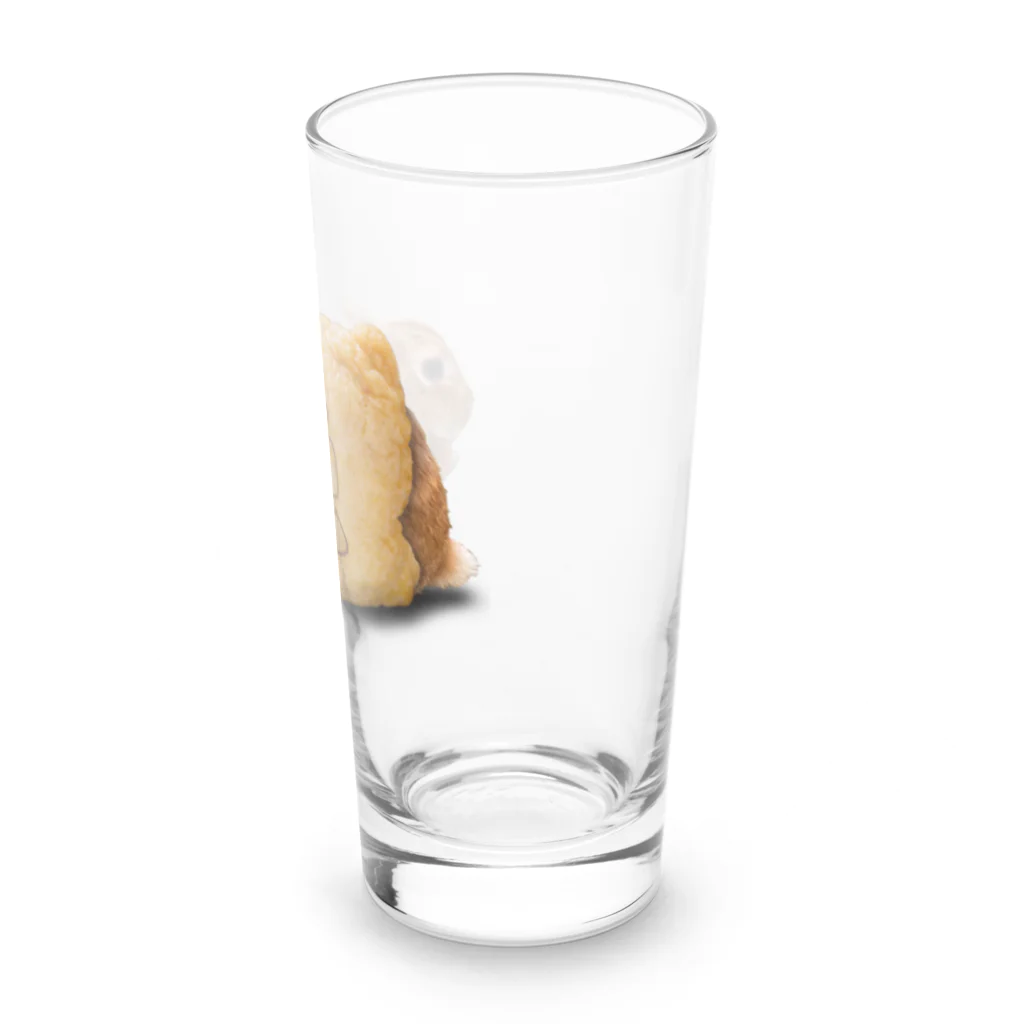 うさぎのうみちゃんねるショップの行楽のお供にお稲荷うさぎ-うさぎのうみ Long Sized Water Glass :right