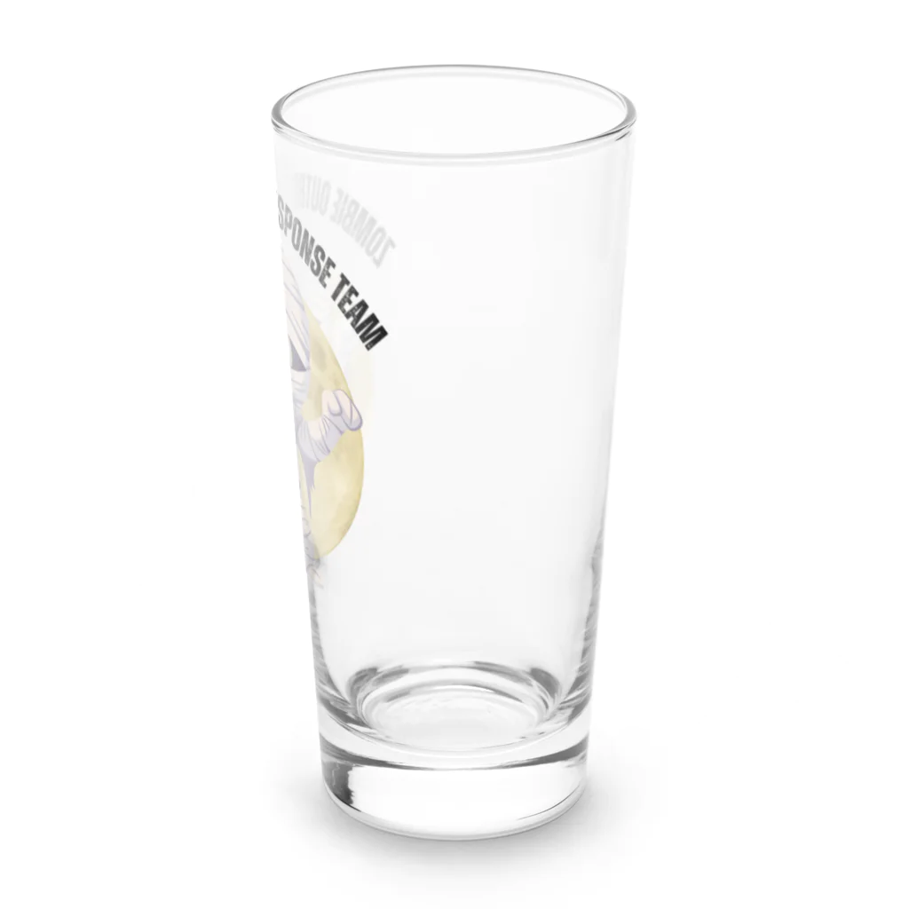 aidhiのハロウィン　かわいいミイラデザインス Long Sized Water Glass :right