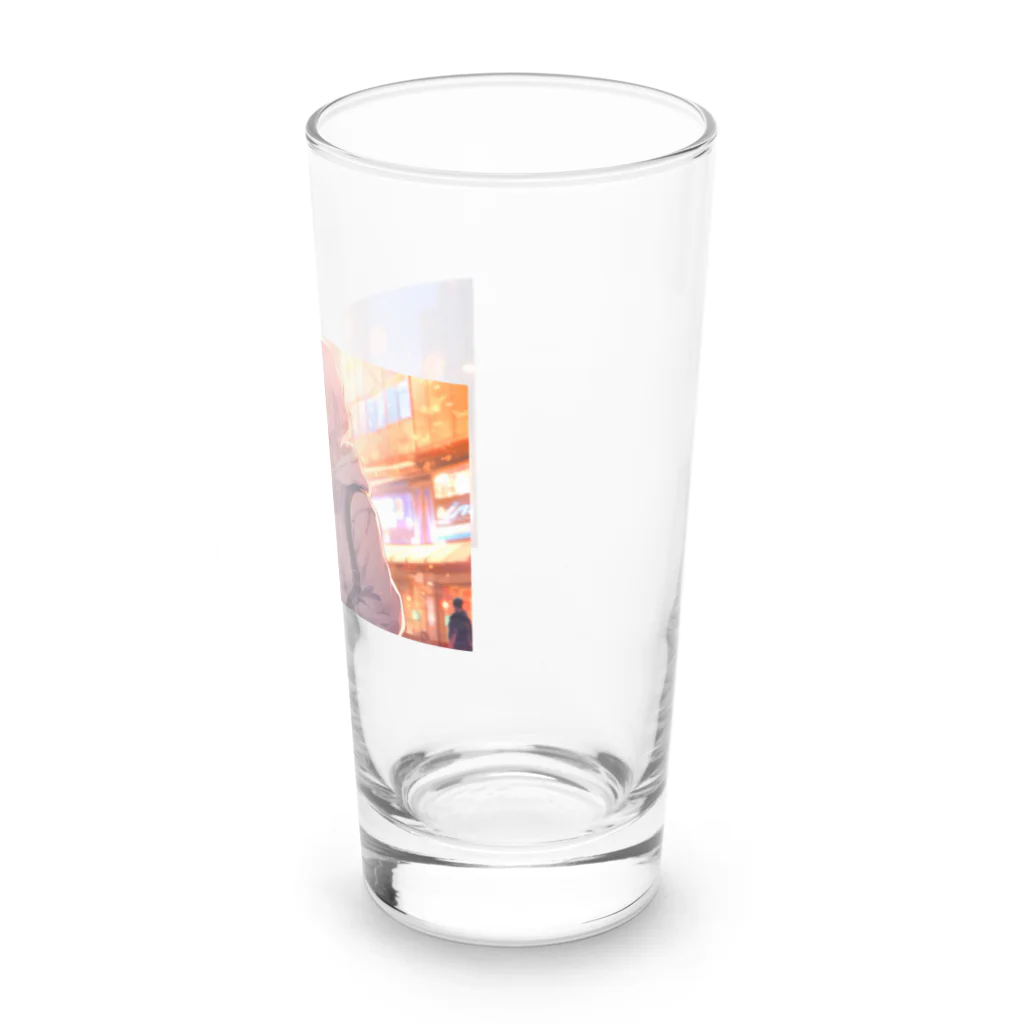 ドットアニメティーク の紗夢（さゆめ） Long Sized Water Glass :right