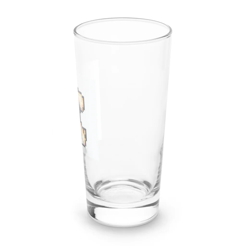 ebizo999のドット絵の子犬 Long Sized Water Glass :right