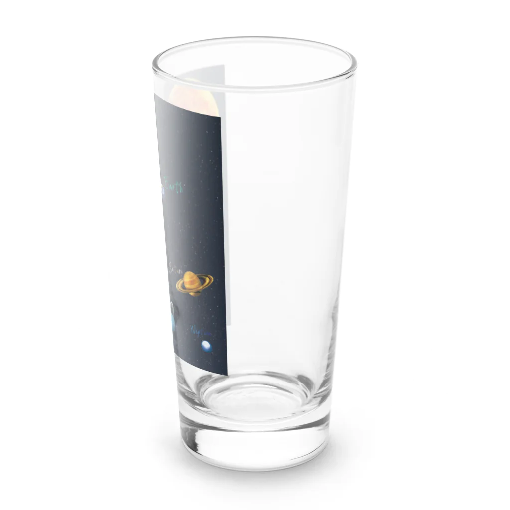 tenten323の惑星とカシオペヤ座 Long Sized Water Glass :right