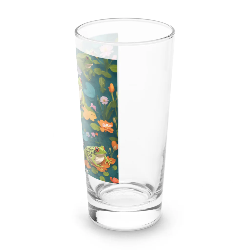 sagimoriのカエルアート Long Sized Water Glass :right