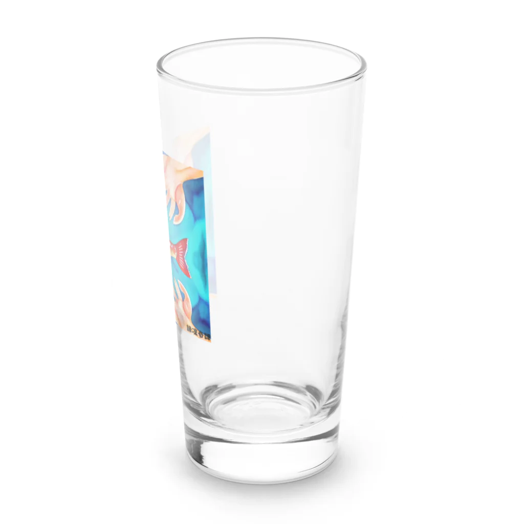 縁凜奇譚の豊かな海を守りたい Long Sized Water Glass :right