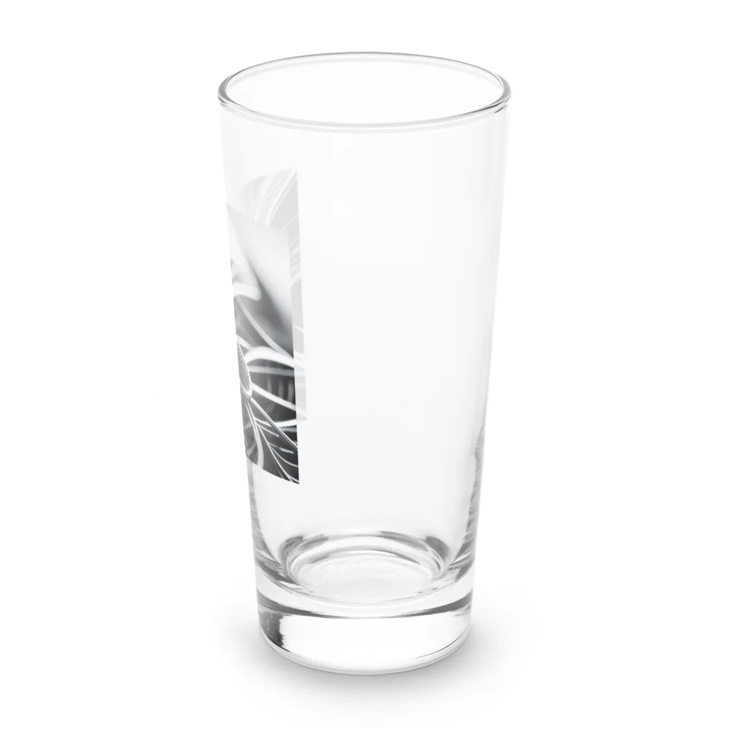  Neo Nature Threads（ネオ ネイチャー スレッズ）のモノクロフラワー Long Sized Water Glass :right