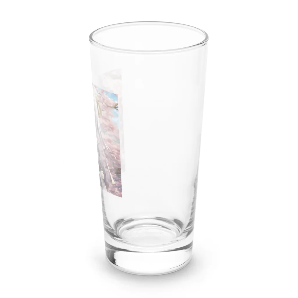 wonderのスクール萌え女子 Long Sized Water Glass :right
