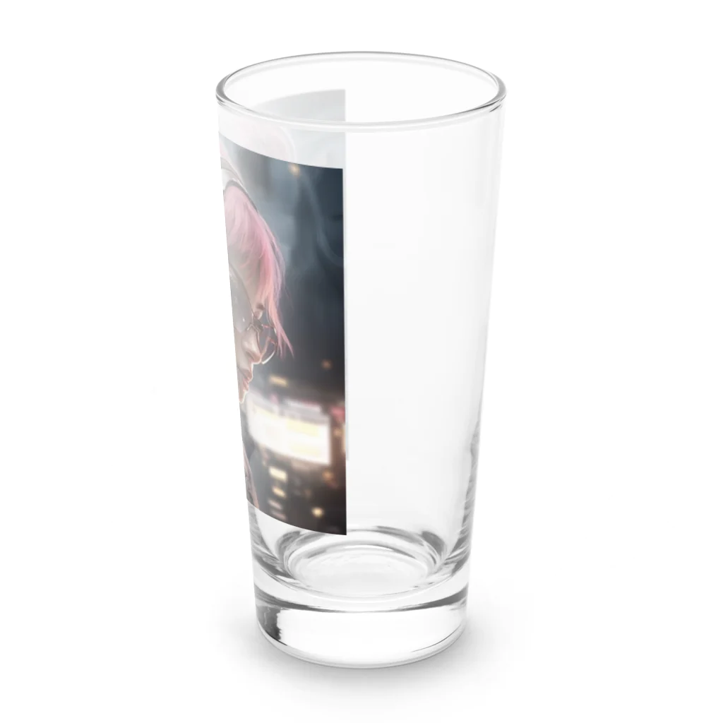 SONESONEのサイバーパンクシティの少女２ Long Sized Water Glass :right