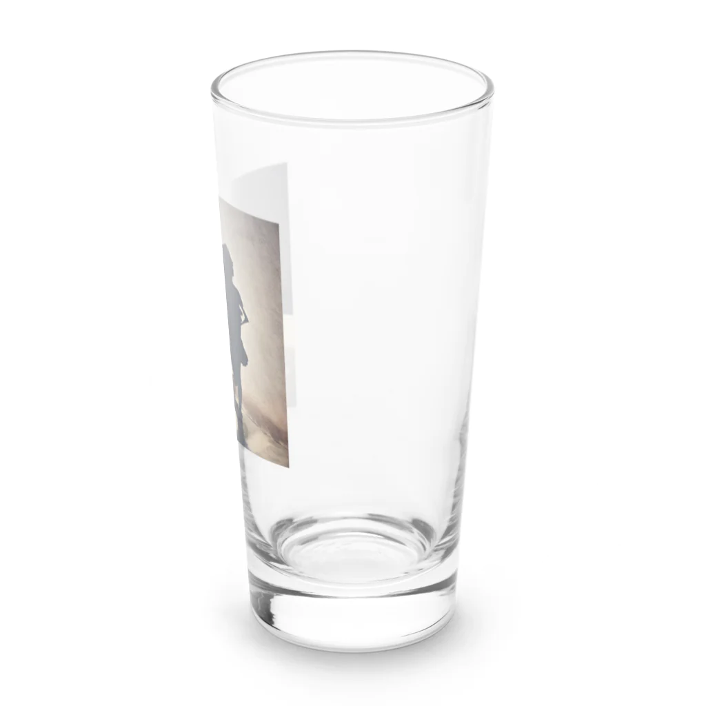 てんてんの綺麗な女性の影グッズ Long Sized Water Glass :right