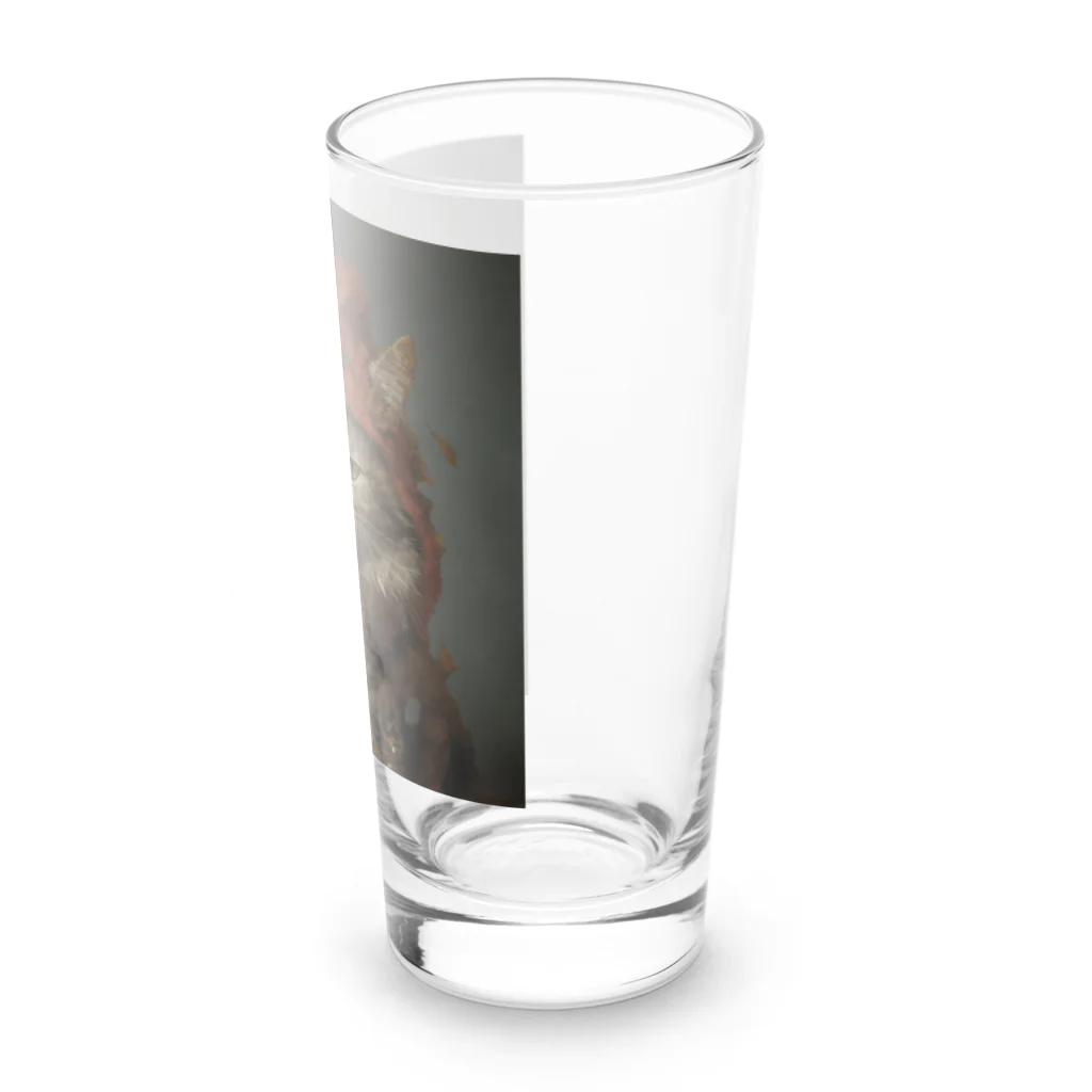 Shiyunのドット猫 グッズ Long Sized Water Glass :right