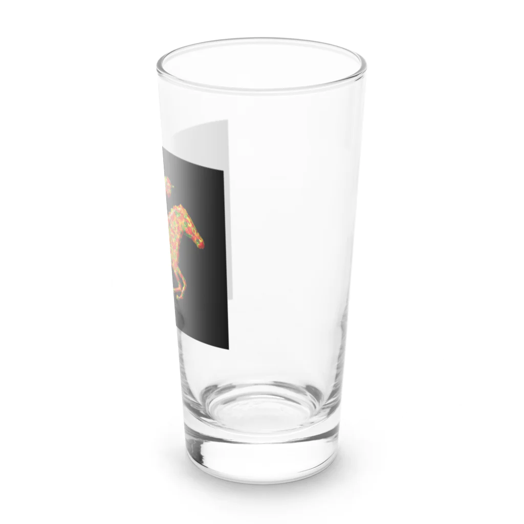 mumusの馬　colorful Long Sized Water Glass :right