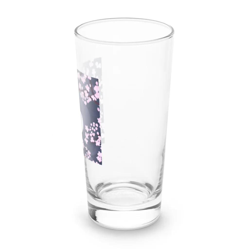 raran06の夜桜 Long Sized Water Glass :right