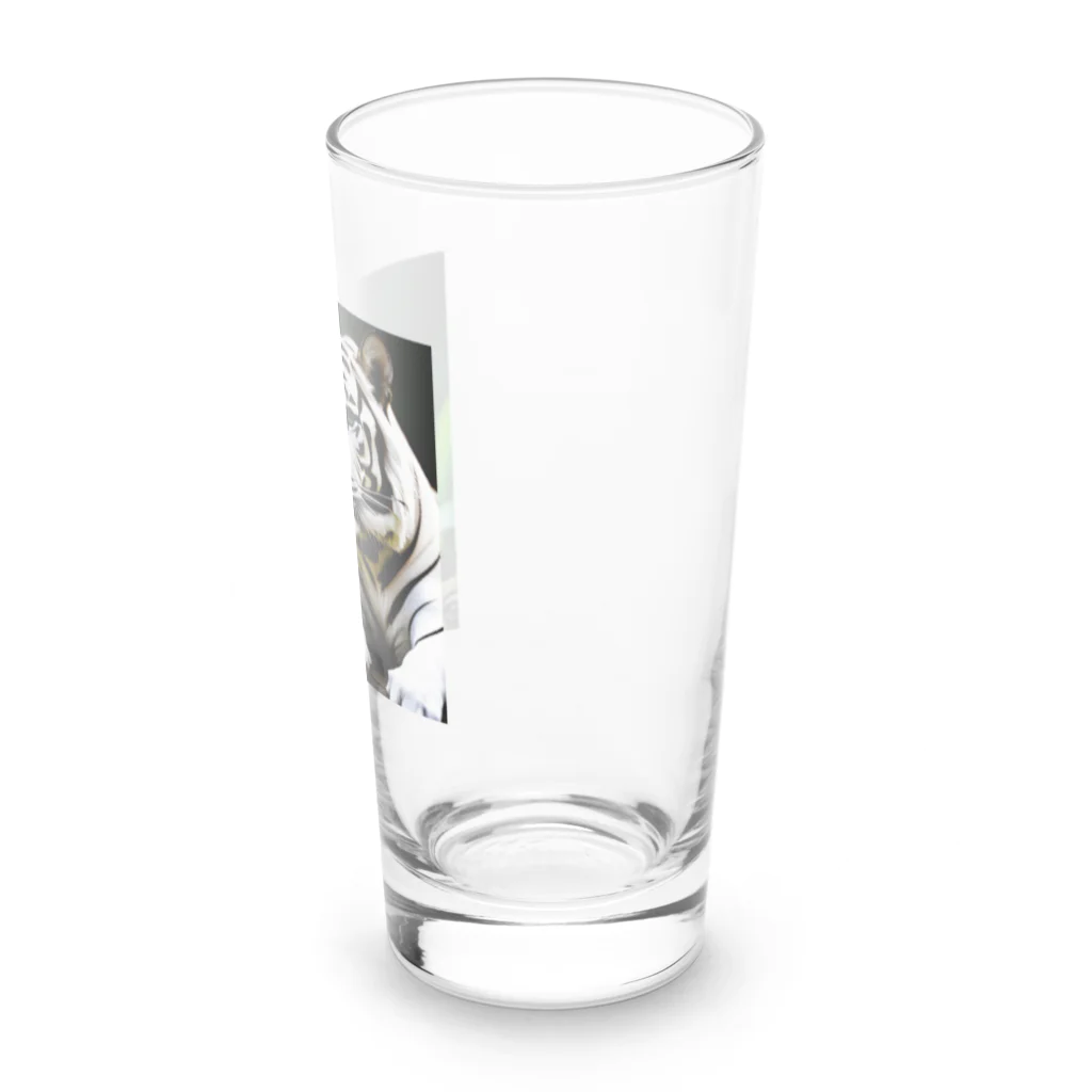 ショップルのホワイトタイガー グッズ プレミアムコレクション Long Sized Water Glass :right