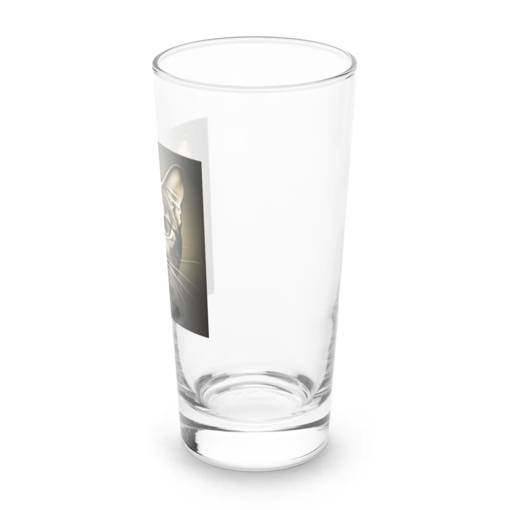 9neko6のサバンナキャット Long Sized Water Glass :right