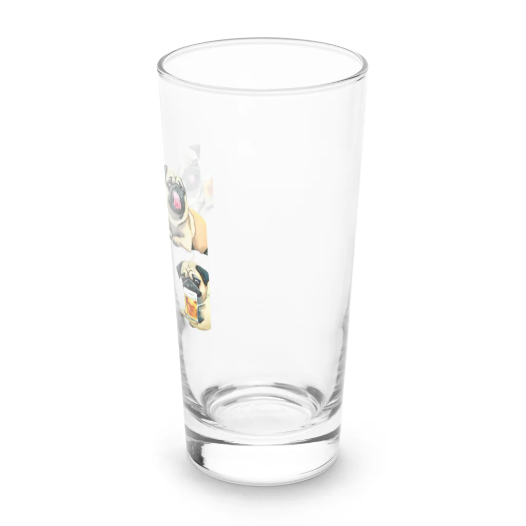 ✴︎Tiara shop✴︎のビール好きの犬 Long Sized Water Glass :right