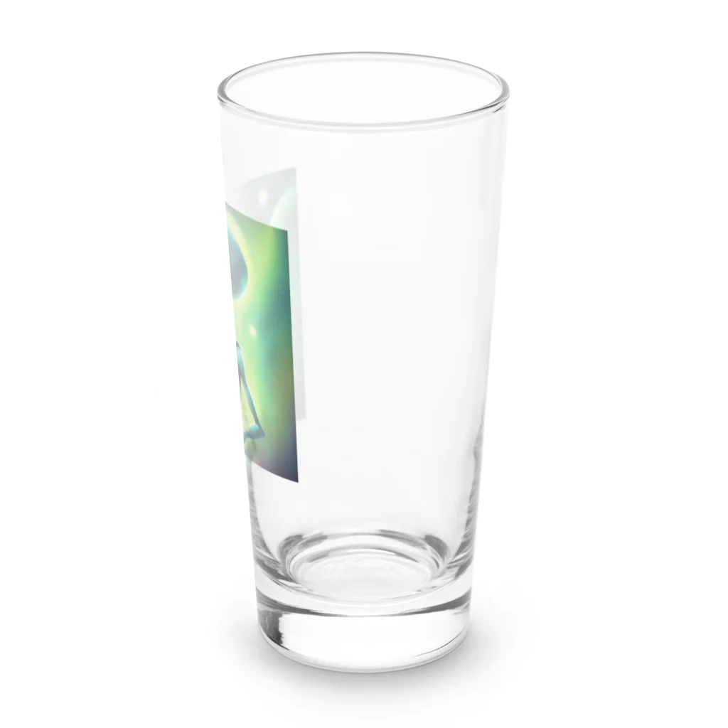 mamikoのお店のおもしろ歌う宇宙人 Long Sized Water Glass :right