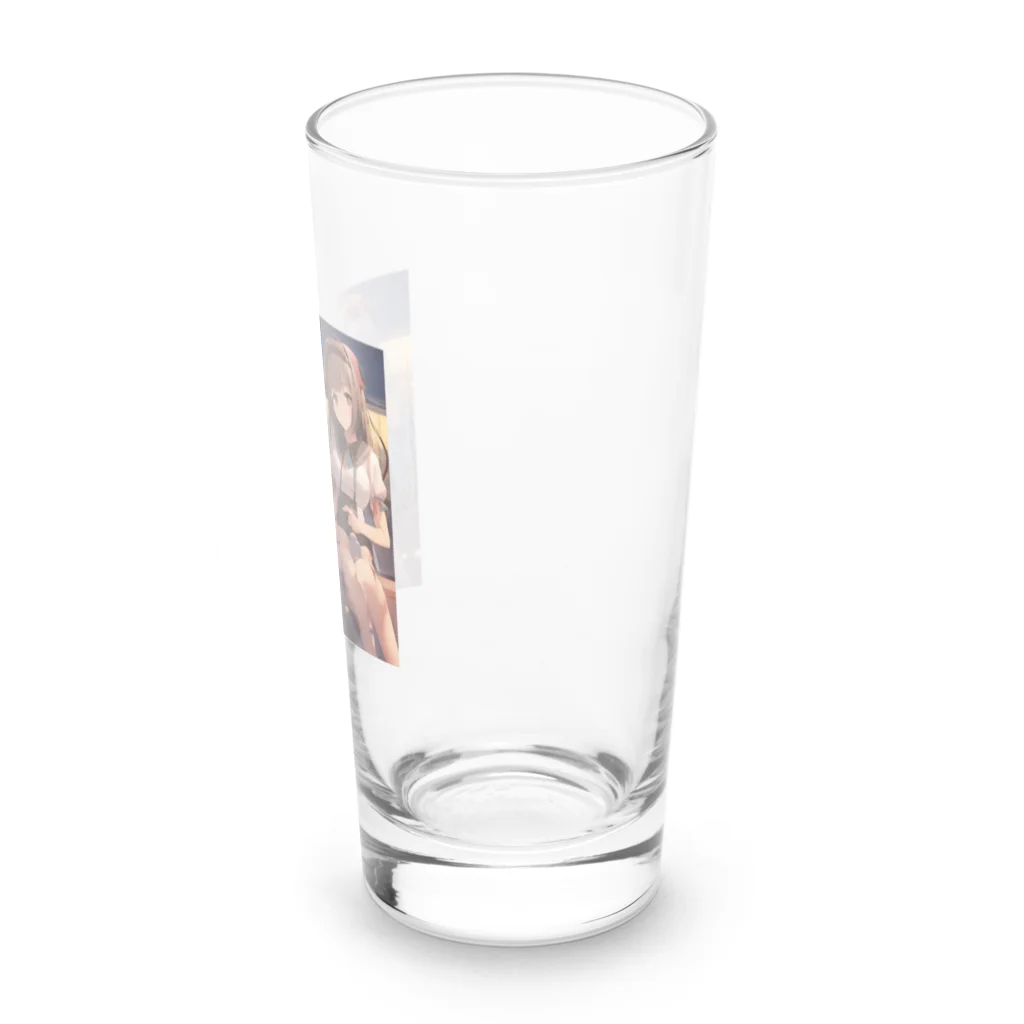 KAZU SHOPの萌え系　癒し女子 Long Sized Water Glass :right