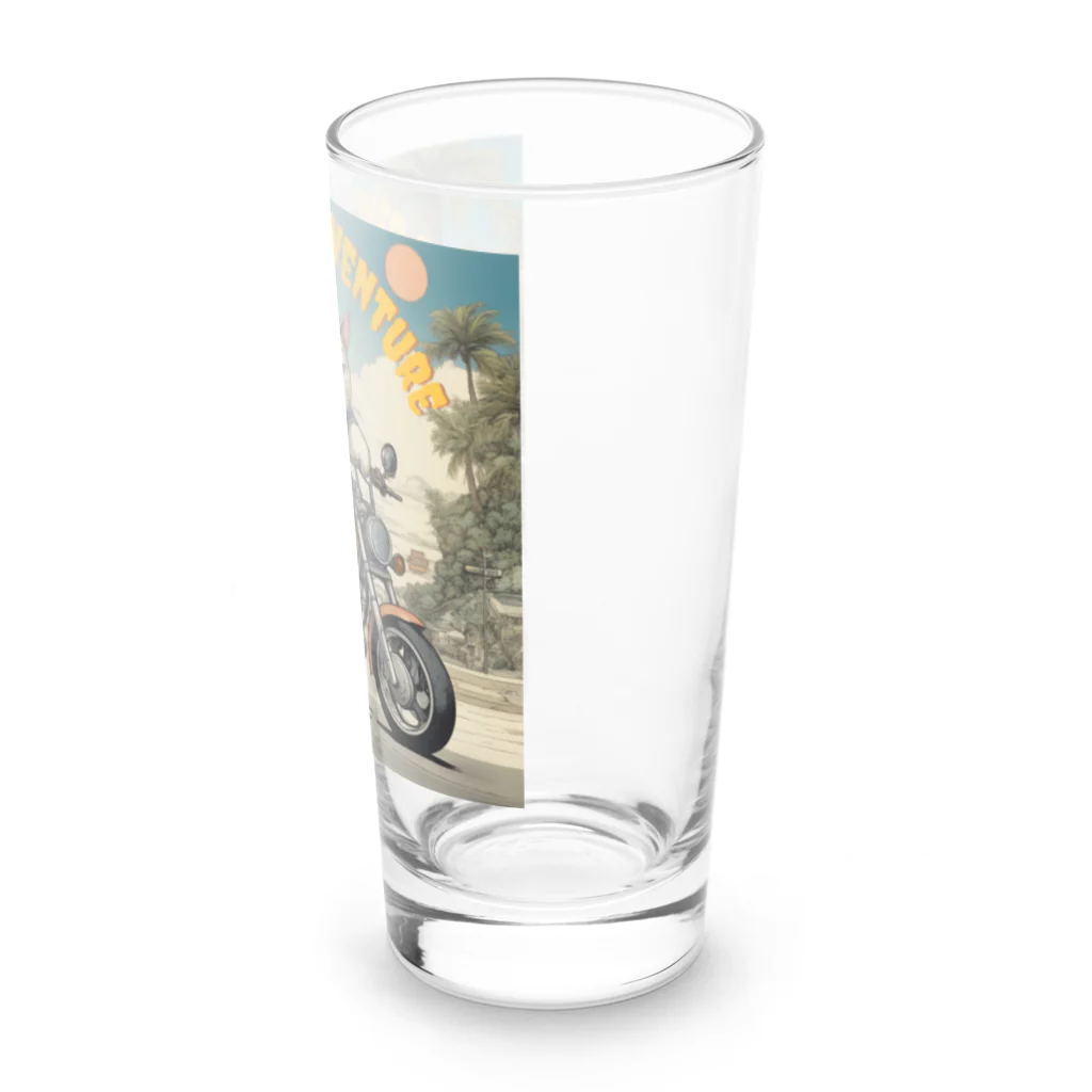 NECOSUIのキャットバイカー Long Sized Water Glass :right