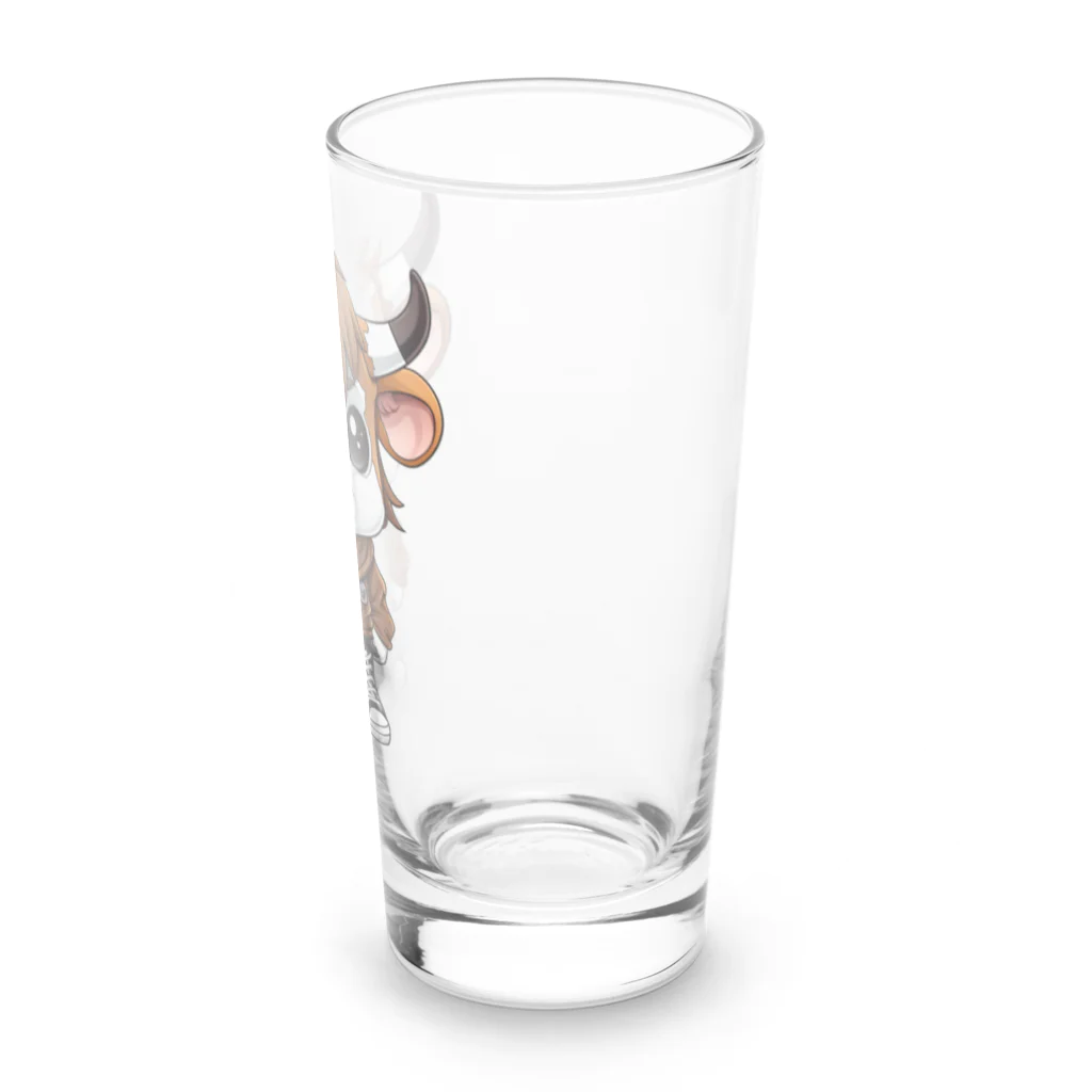 Vasetti_pressのスニーカーを履いた牛 Long Sized Water Glass :right