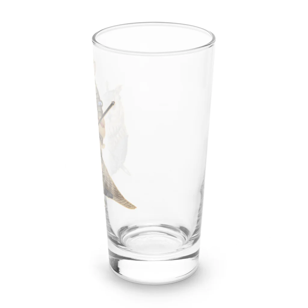 うさぎのうみちゃんねるショップの久保俊太郎作品 うさぎ騎兵No.113-うさぎのうみ Long Sized Water Glass :right